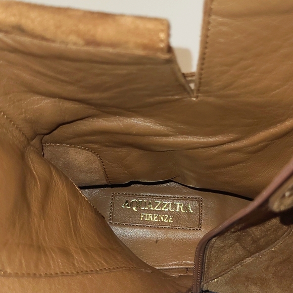 Aquazurra Ankle Boots With Feather Tassels - Picture 9 of 14